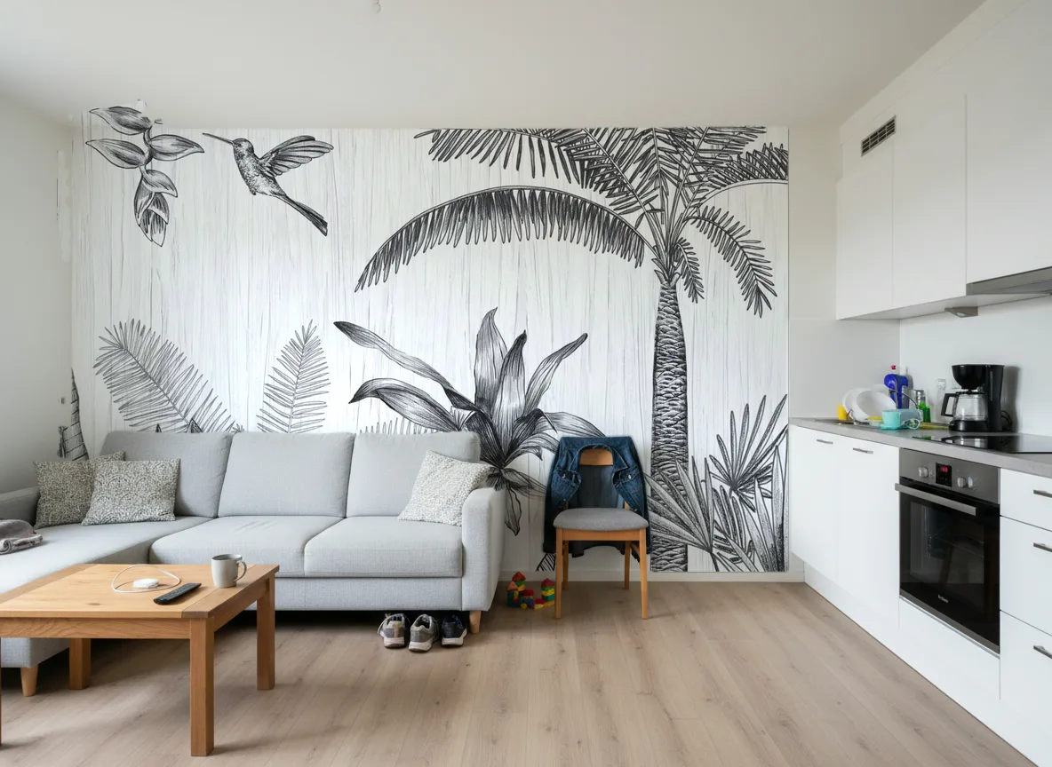 IPANEMA Panoramas — Mieszkanie deweloperskie — ściana za sofą