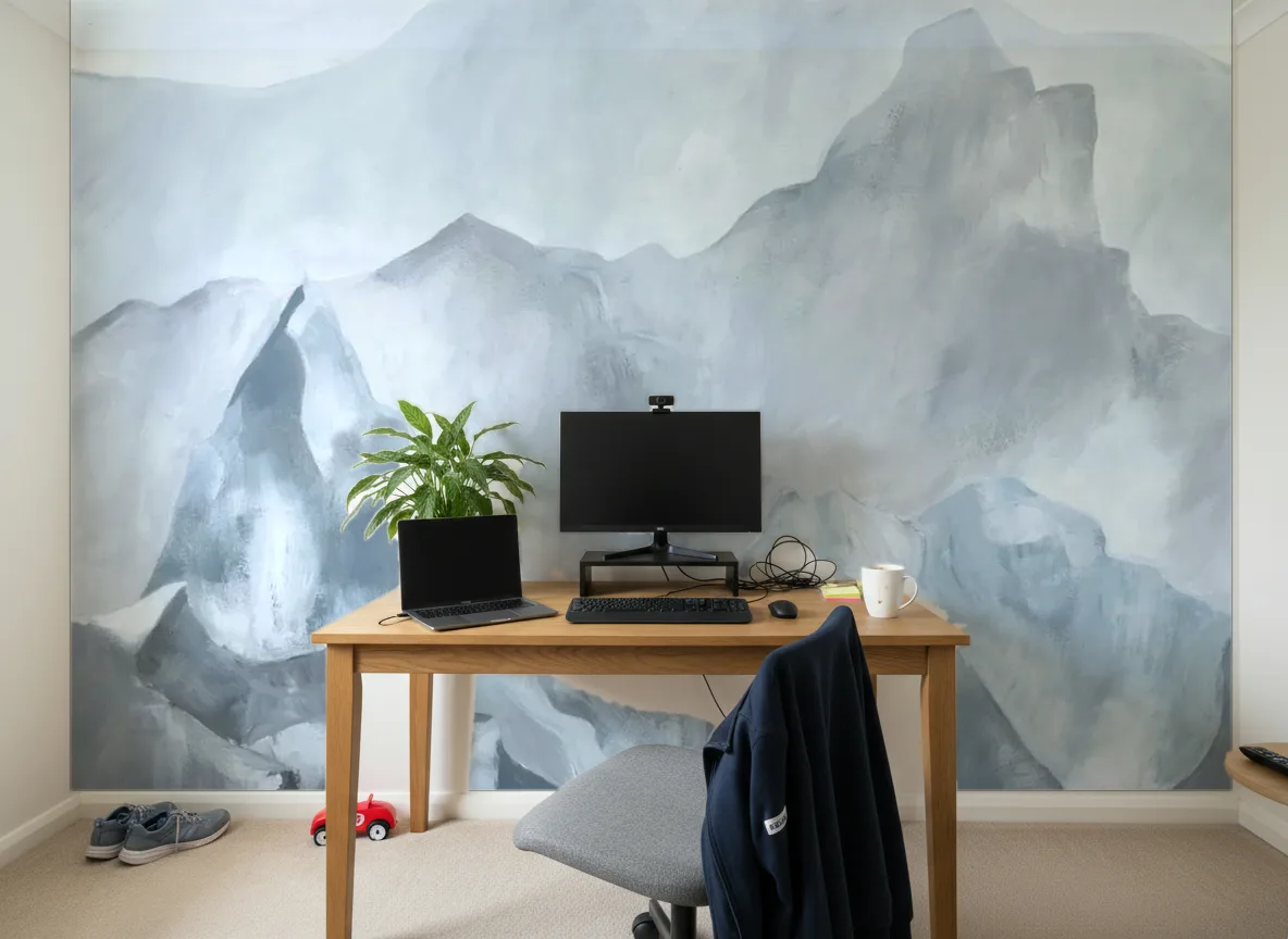EVEREST Panoramas — Domowe biuro — tło do wideorozmów