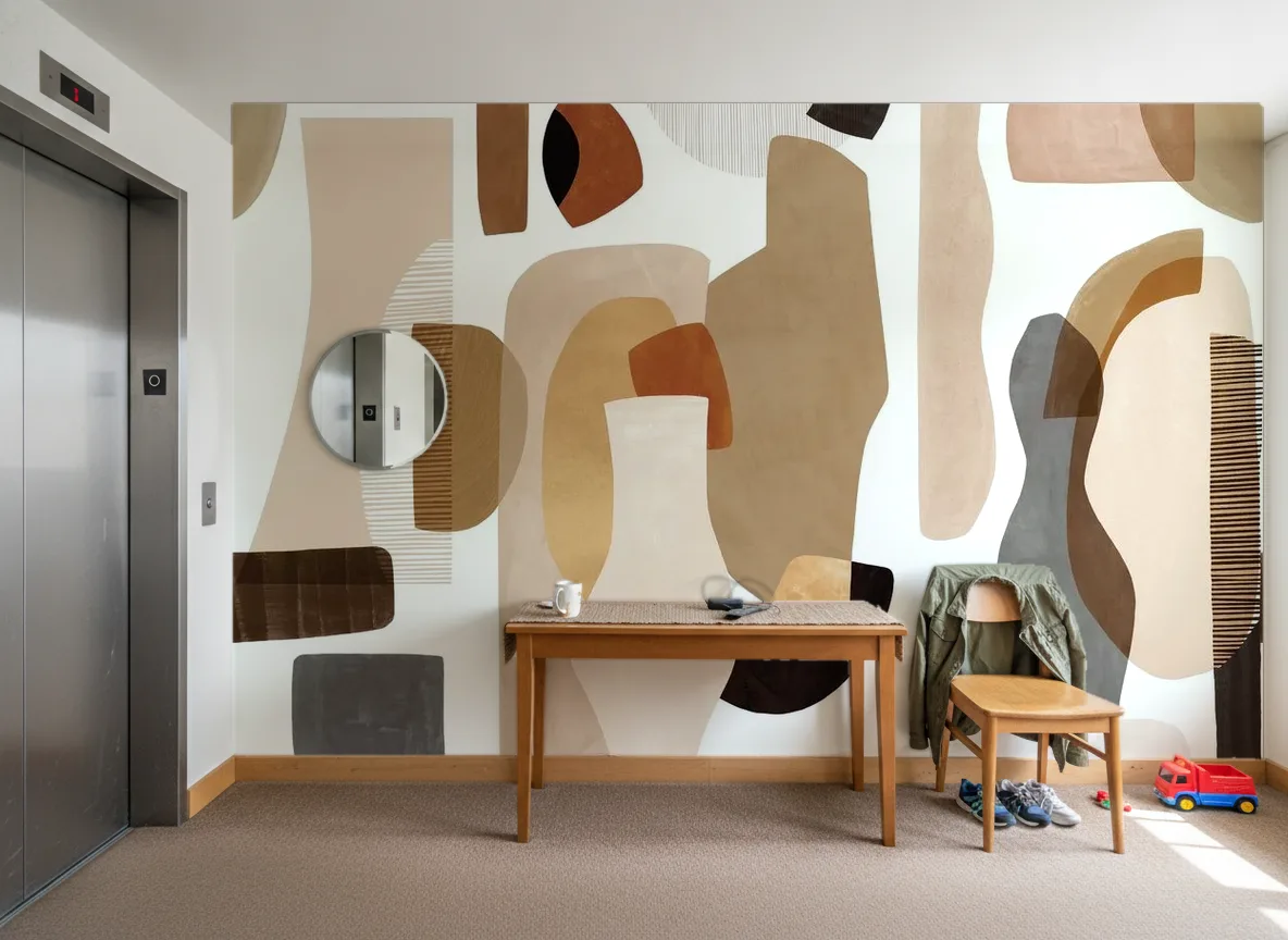 Audria — Hol przy windzie w apartamentowcu