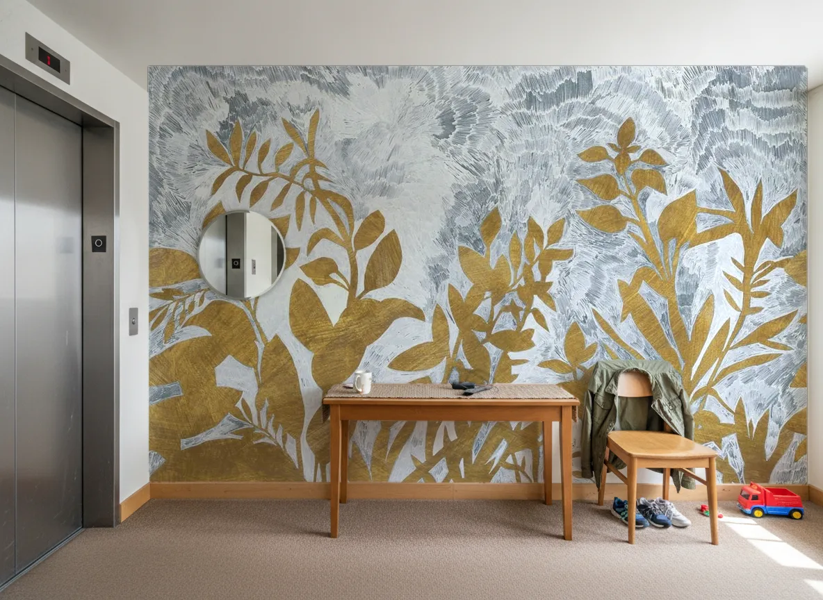 Fleur De Lune — Hol przy windzie w apartamentowcu