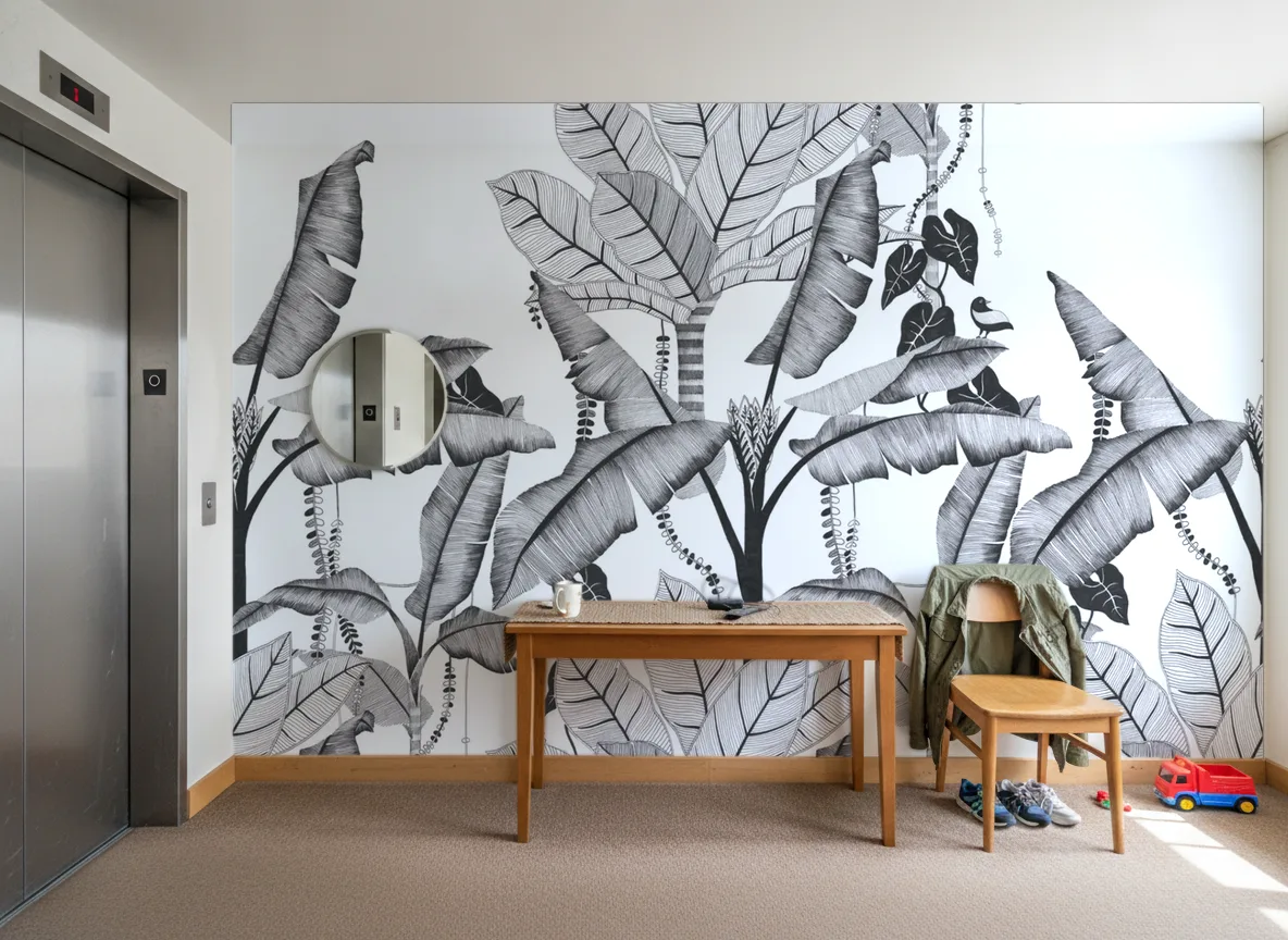 JANGALA Panoramas — Hol przy windzie w apartamentowcu