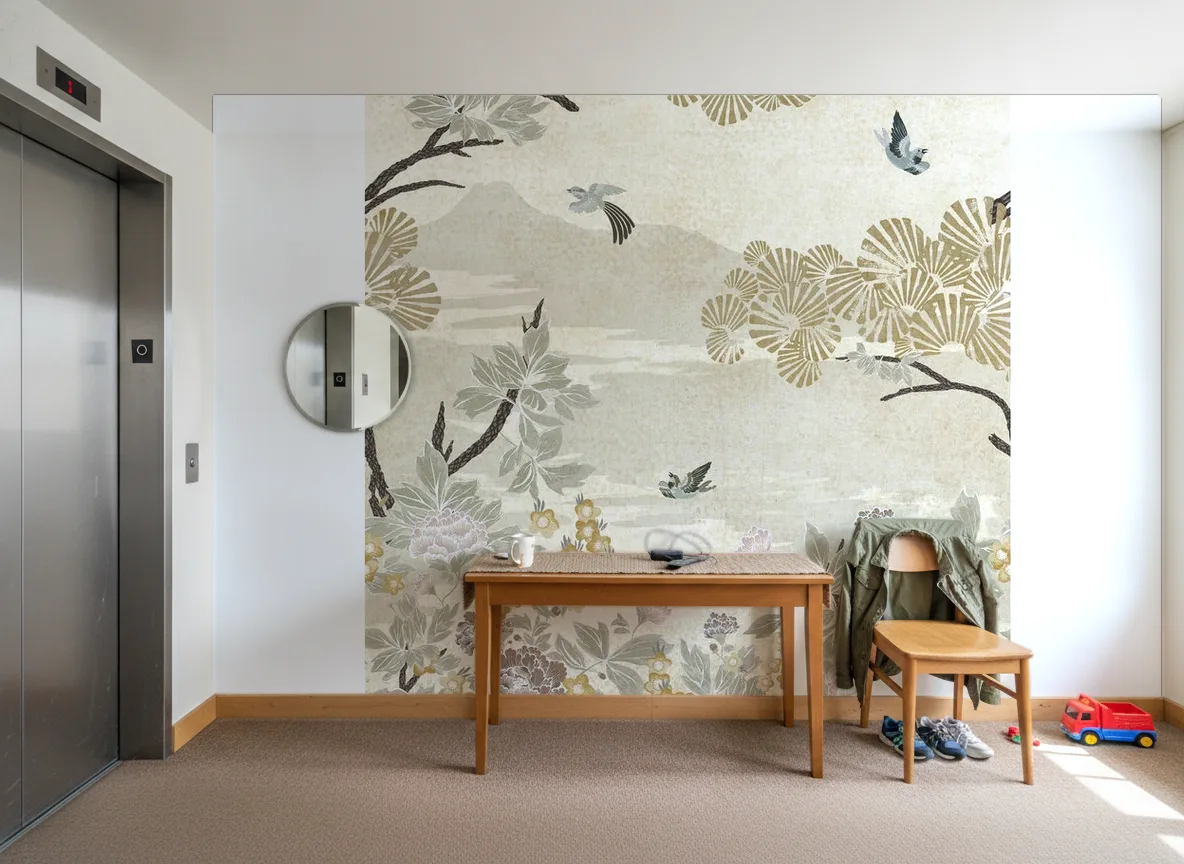 Kanasai — Hol przy windzie w apartamentowcu
