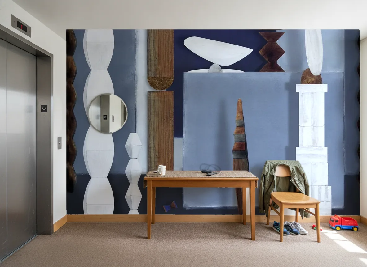 L'atelier De Brancusi — Hol przy windzie w apartamentowcu