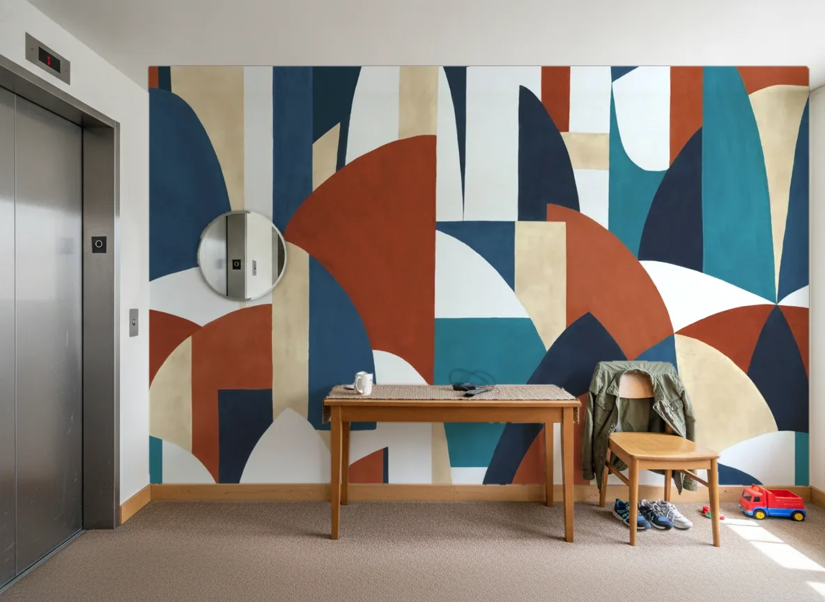 PABLO Panoramas — Hol przy windzie w apartamentowcu