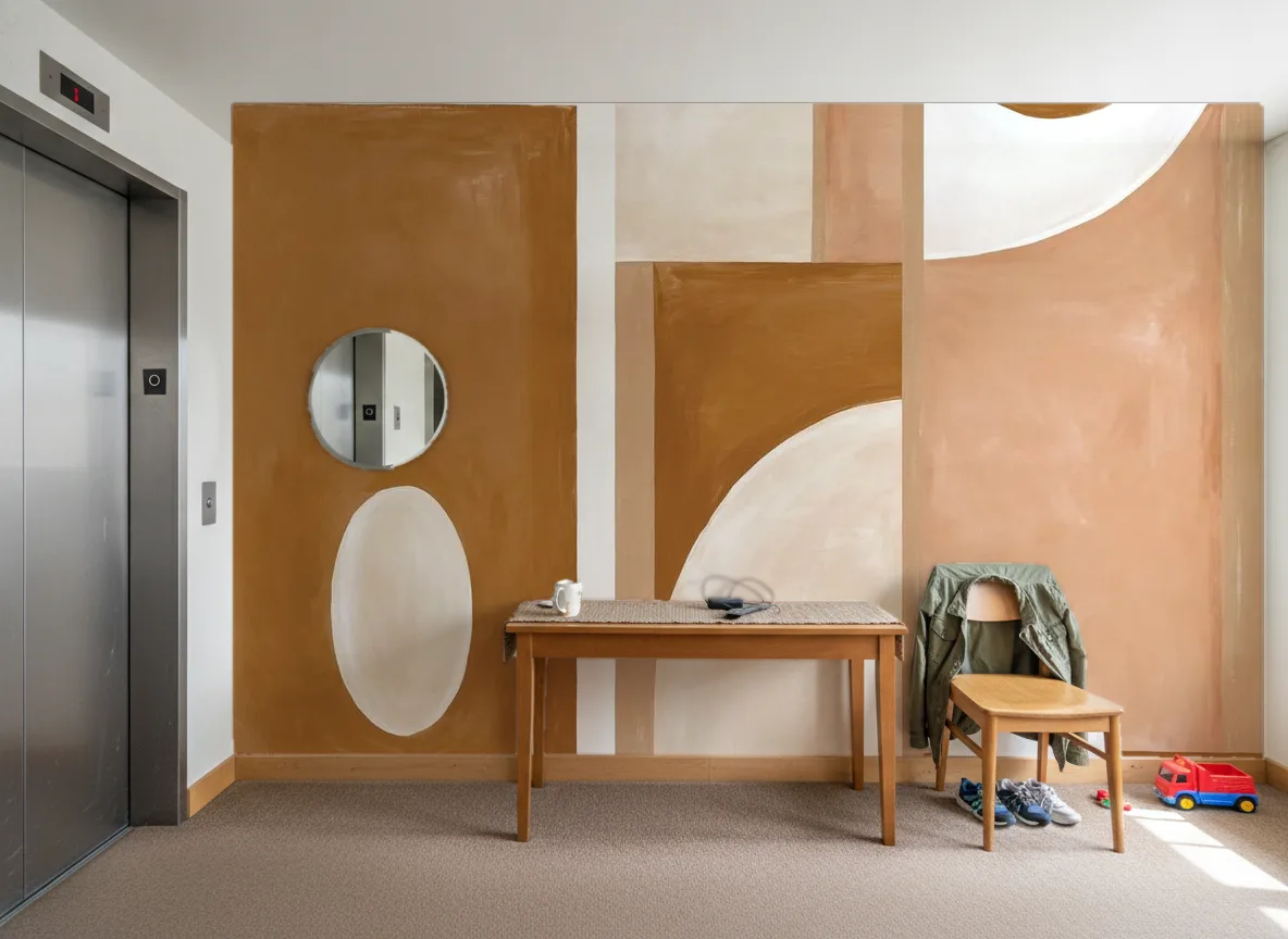 Pictura — Hol przy windzie w apartamentowcu