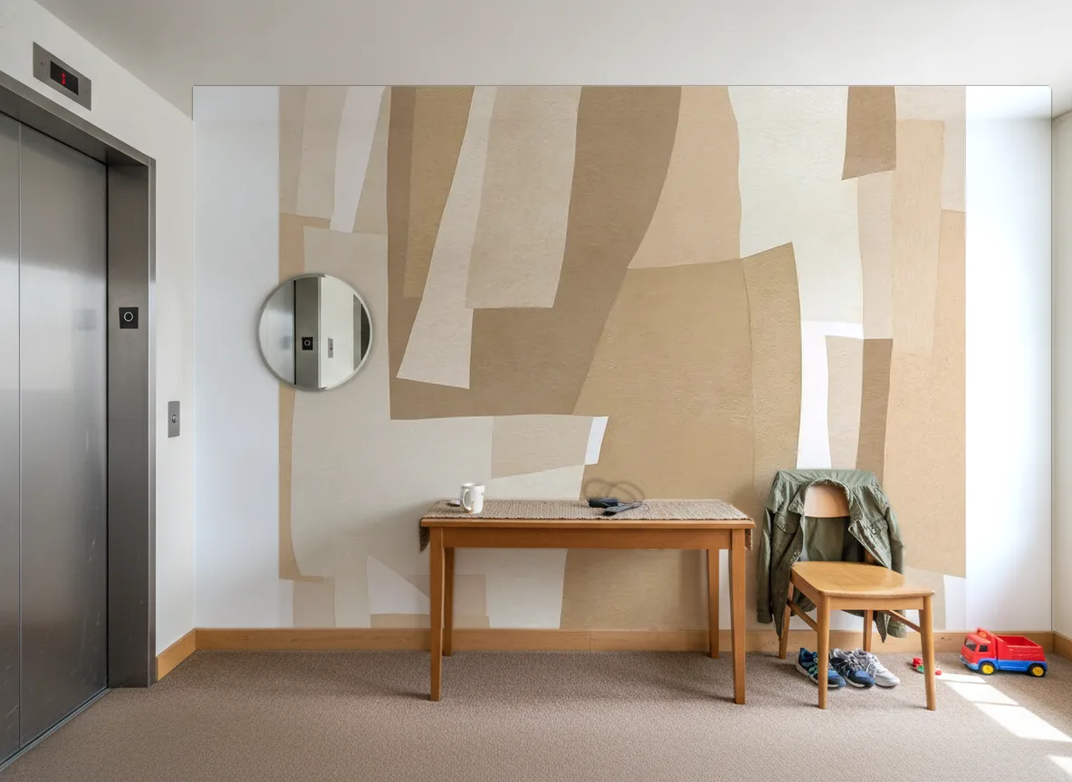 Vernissage Exploration — Hol przy windzie w apartamentowcu