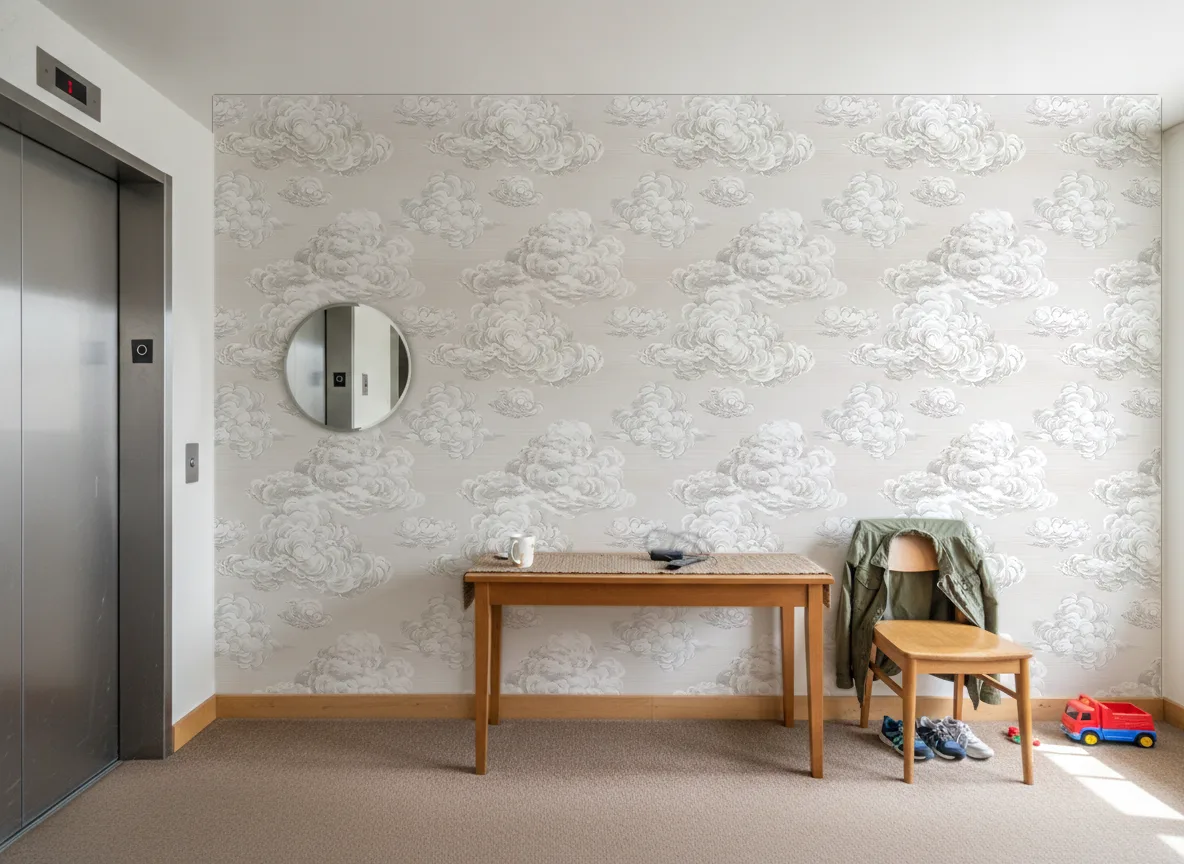 Cloudia — Hol przy windzie w apartamentowcu