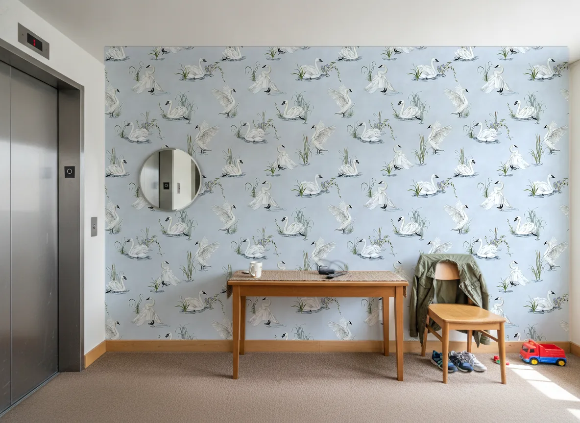 Svan — Hol przy windzie w apartamentowcu