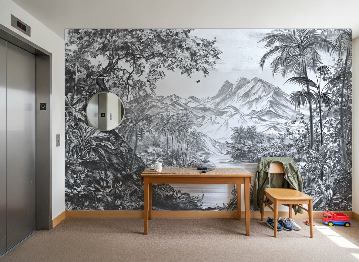 Mirage — Hol przy windzie w apartamentowcu