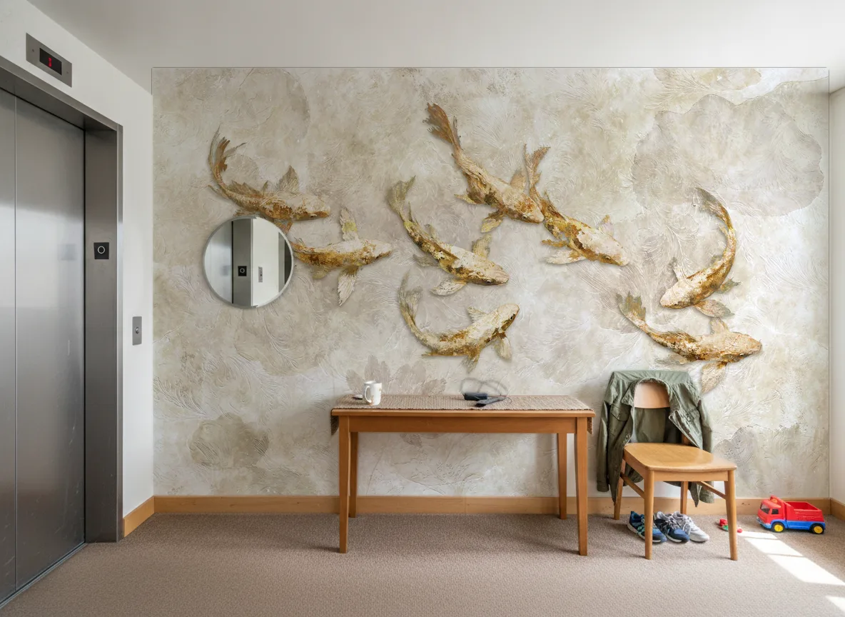 Bellini — Hol przy windzie w apartamentowcu