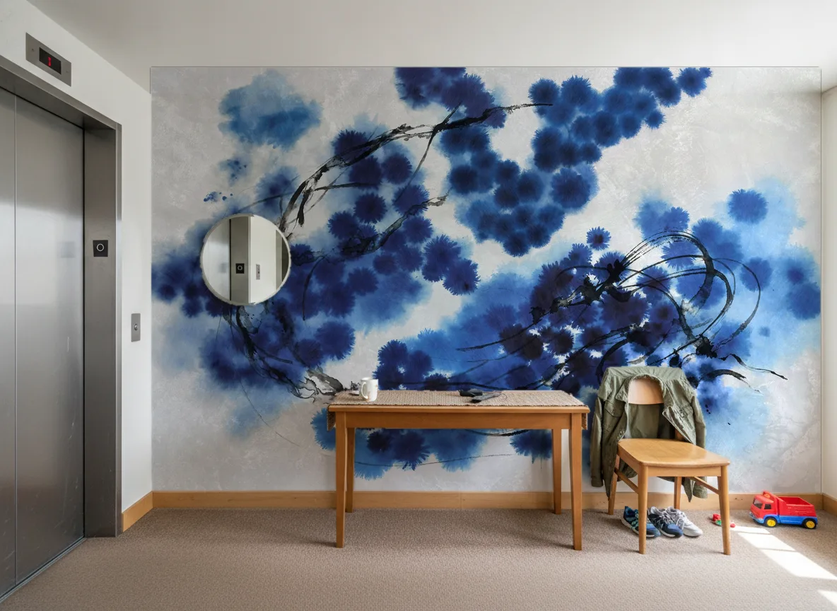 Onyxa — Hol przy windzie w apartamentowcu