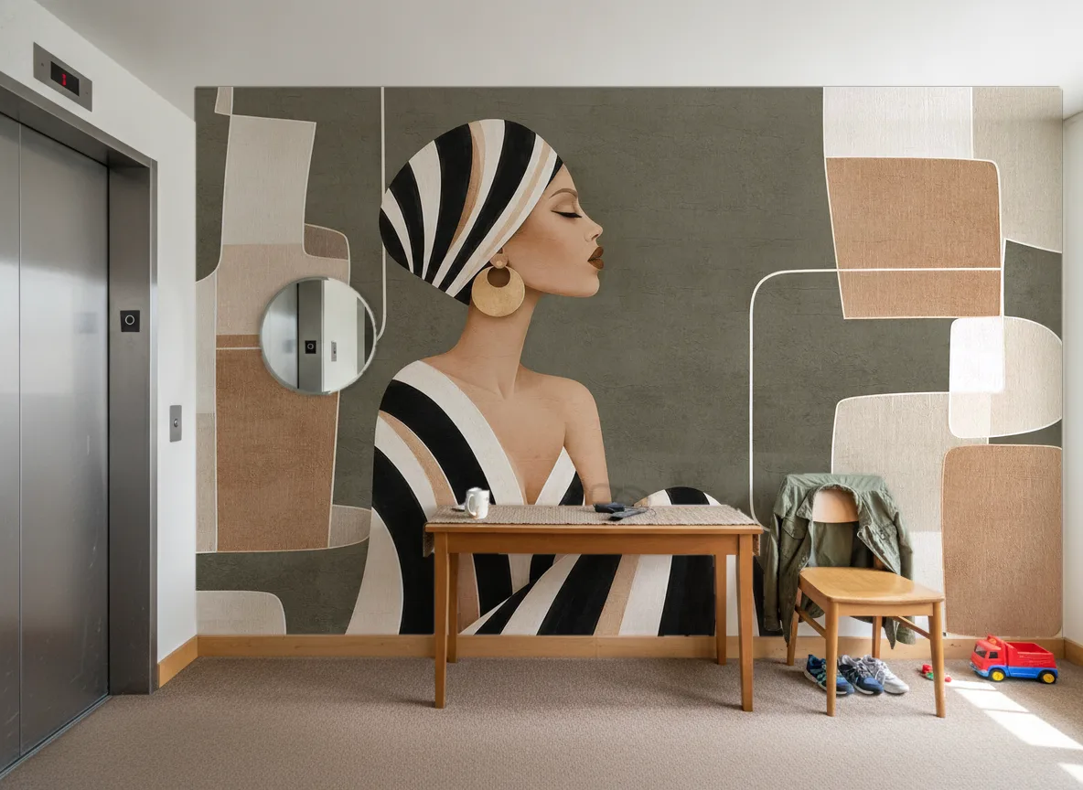 Sheba — Hol przy windzie w apartamentowcu