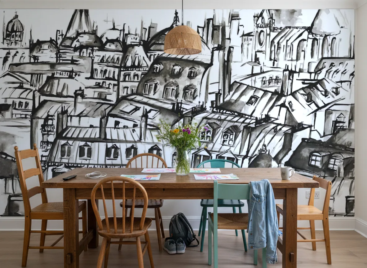 GRANDS BOULEVARDS Panoramas — Jadalnia w domu rodzinnym