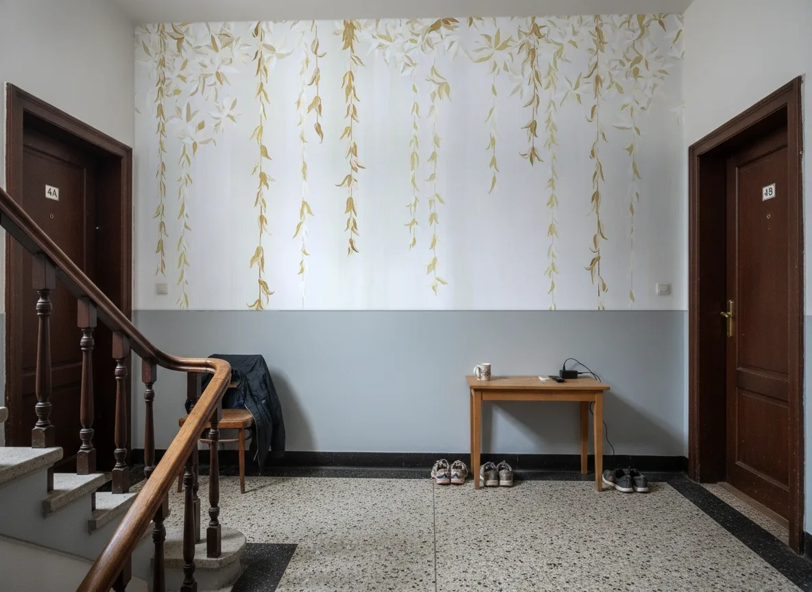Hedera — Klatka schodowa w kamienicy — podest