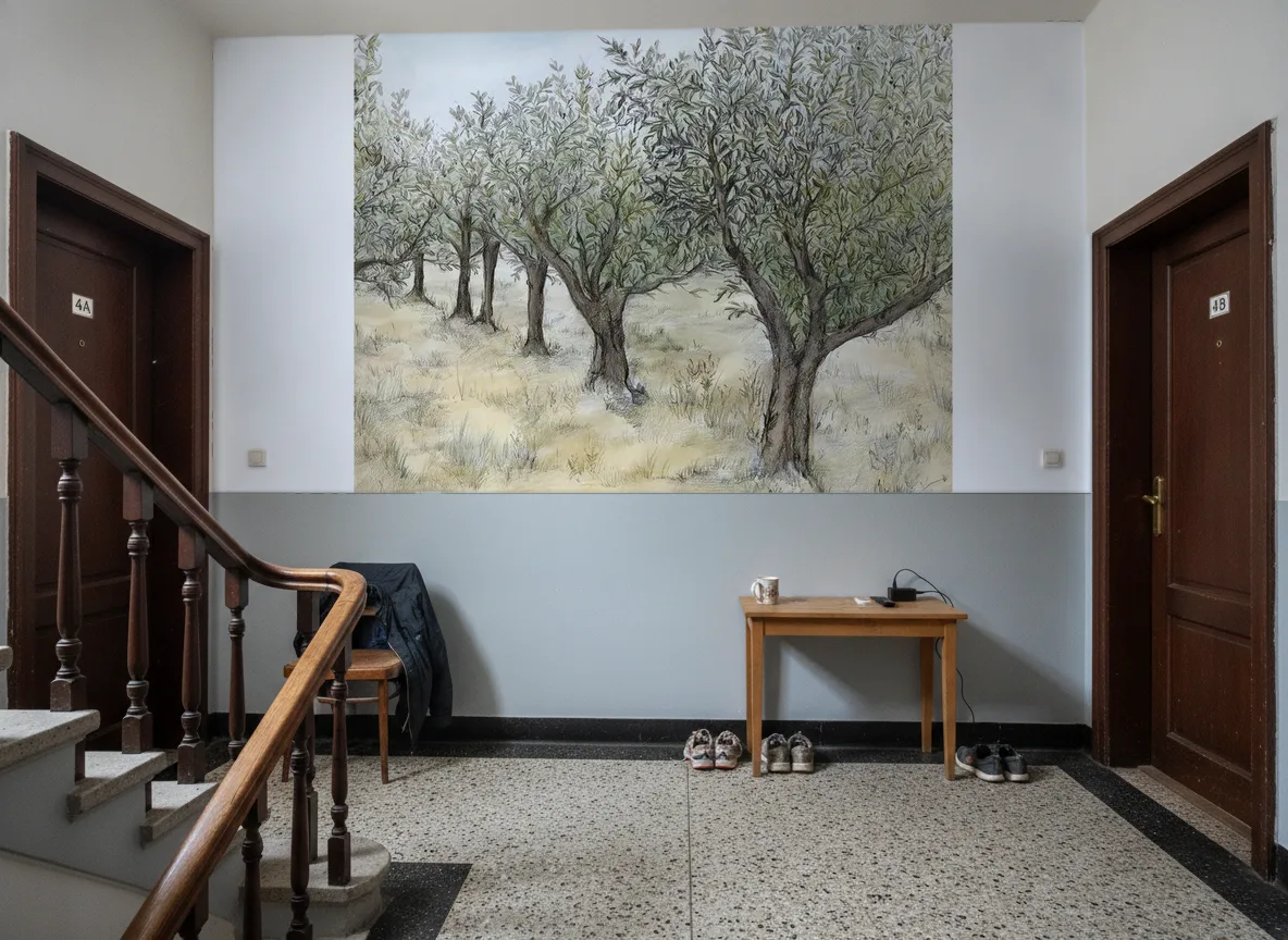 Lauris Int — Klatka schodowa w kamienicy — podest