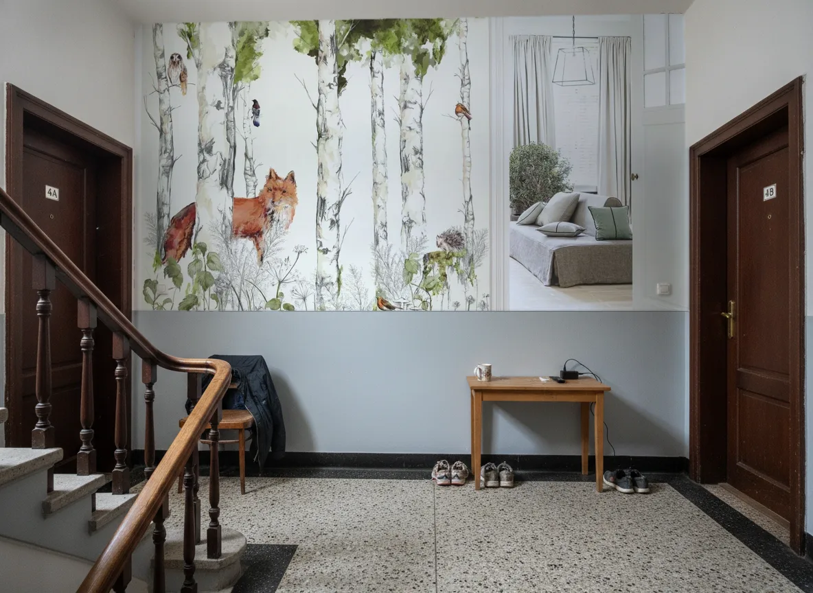 SYLVANIA Panoramas — Klatka schodowa w kamienicy — podest