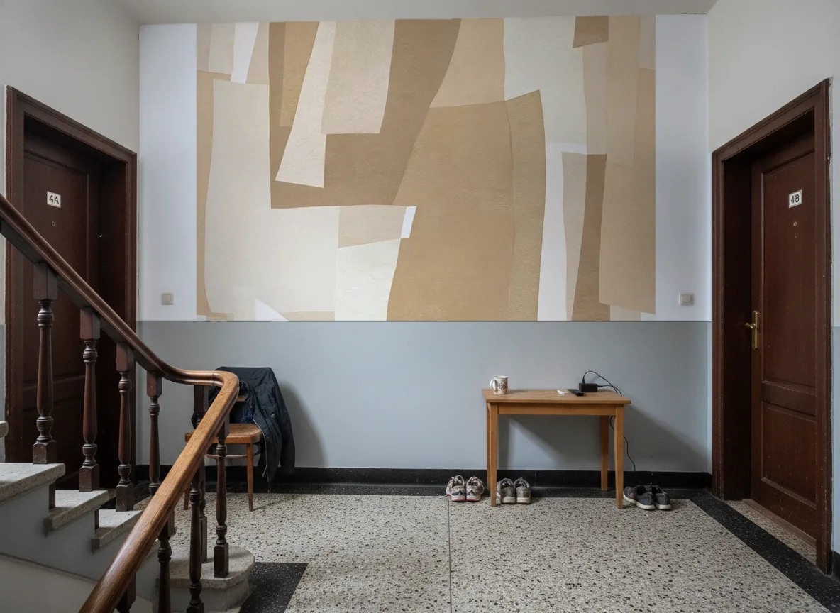 Vernissage Exploration — Klatka schodowa w kamienicy — podest