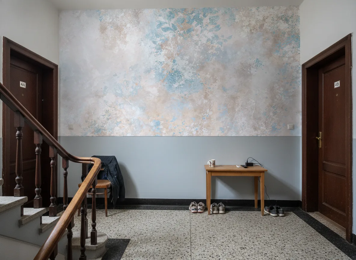 Altea — Klatka schodowa w kamienicy — podest
