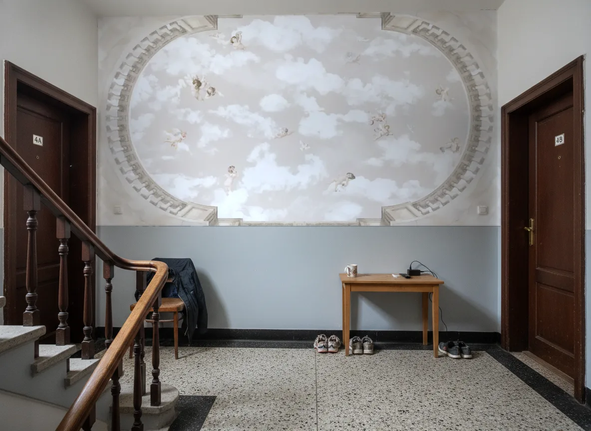 Amore — Klatka schodowa w kamienicy — podest