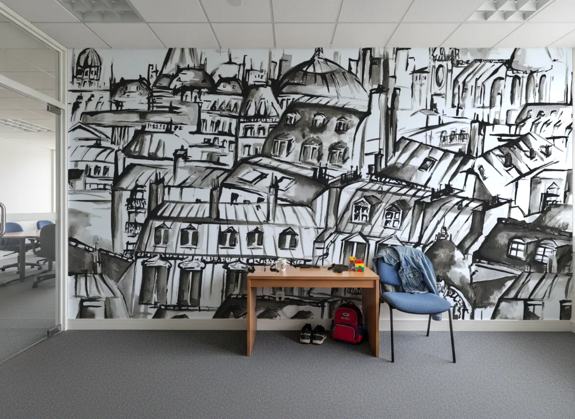 GRANDS BOULEVARDS Panoramas — Korytarz w biurowcu