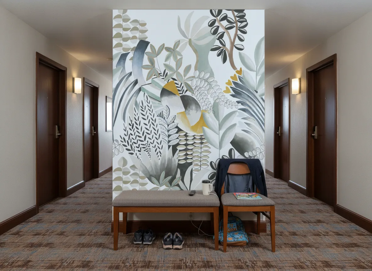ARTEMIS Panoramas — Korytarz hotelowy — ściana na końcu