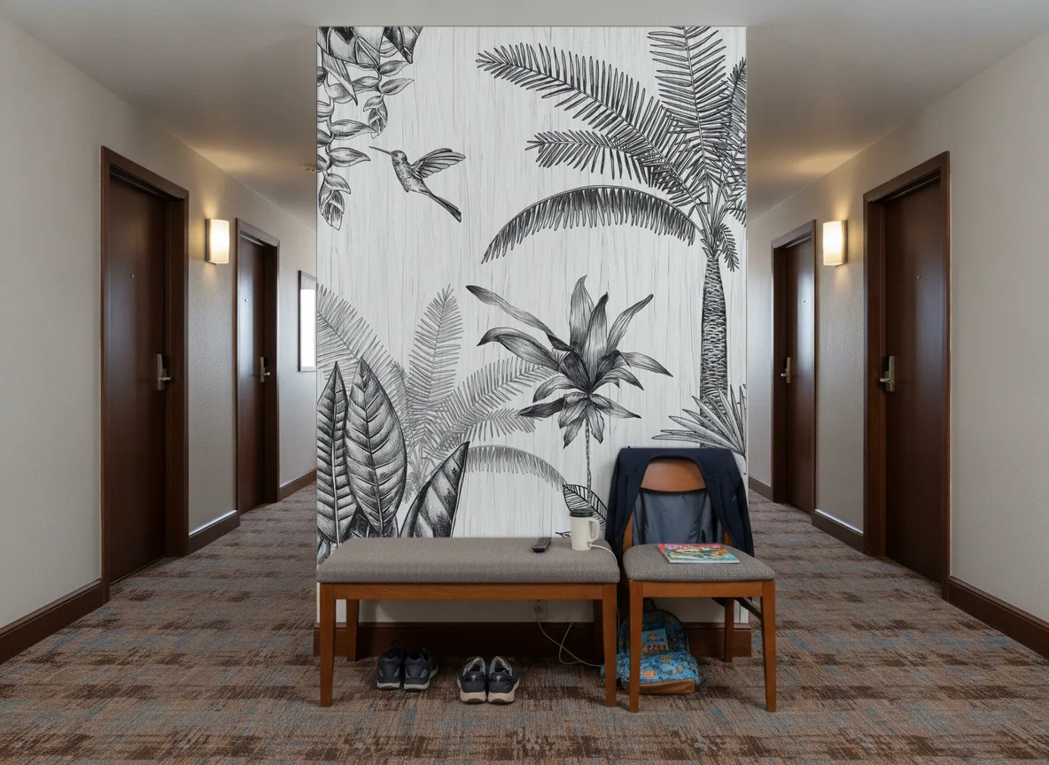 IPANEMA Panoramas — Korytarz hotelowy — ściana na końcu