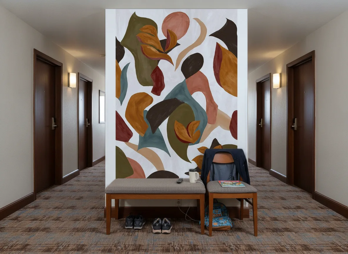 Mambo — Korytarz hotelowy — ściana na końcu