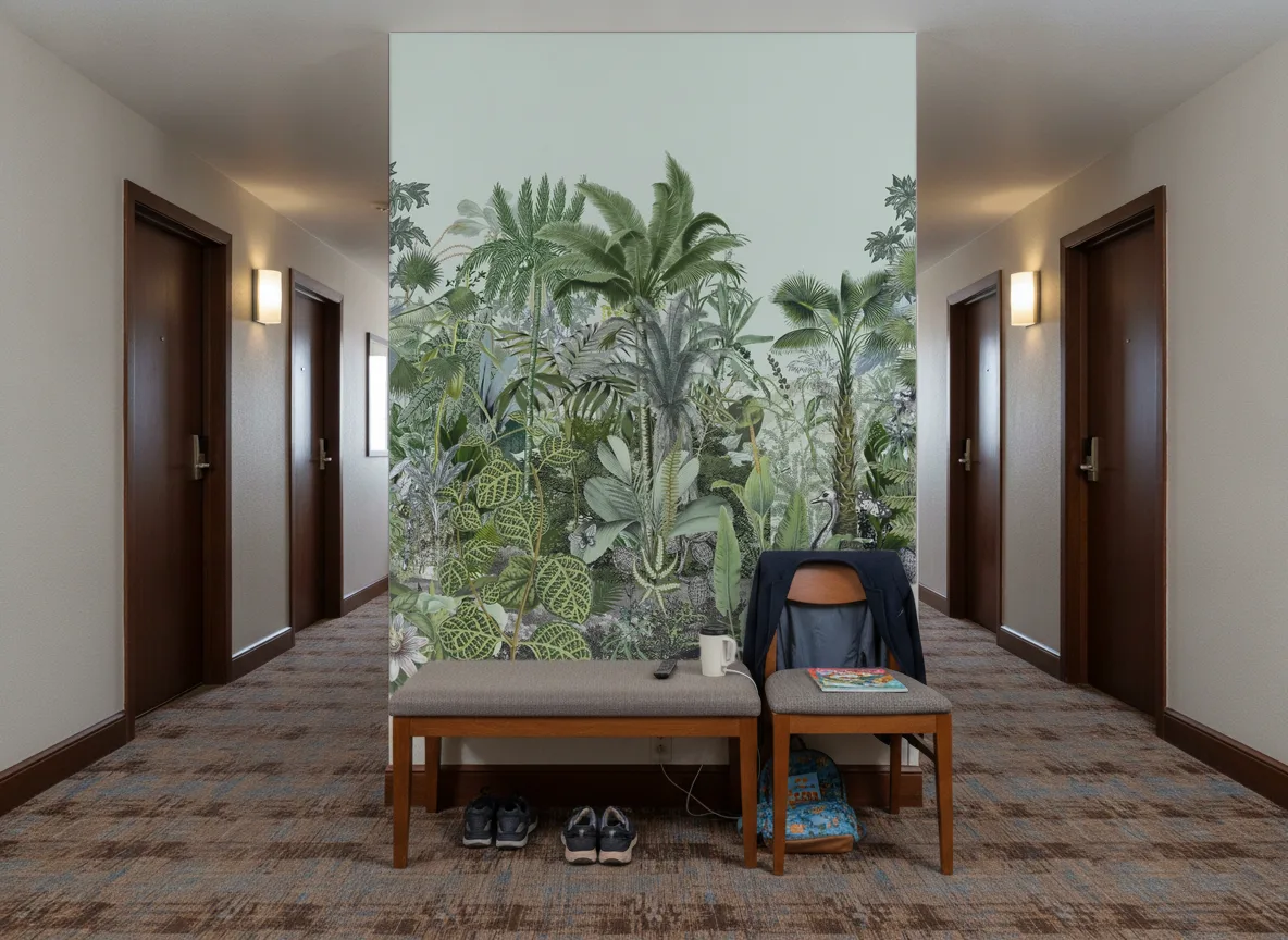 MONTEVERDE Panoramas — Korytarz hotelowy — ściana na końcu