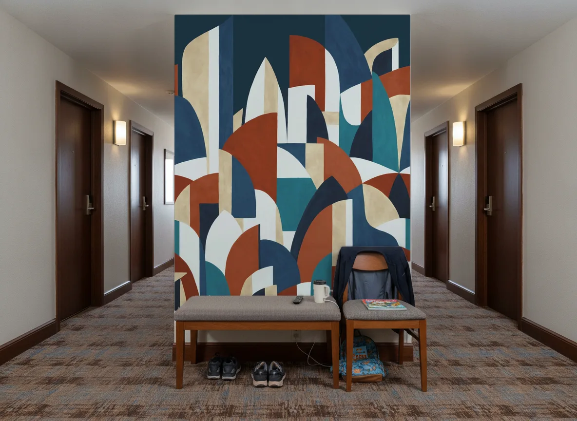 PABLO Panoramas — Korytarz hotelowy — ściana na końcu