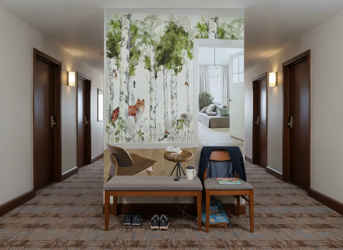 SYLVANIA Panoramas — Korytarz hotelowy — ściana na końcu