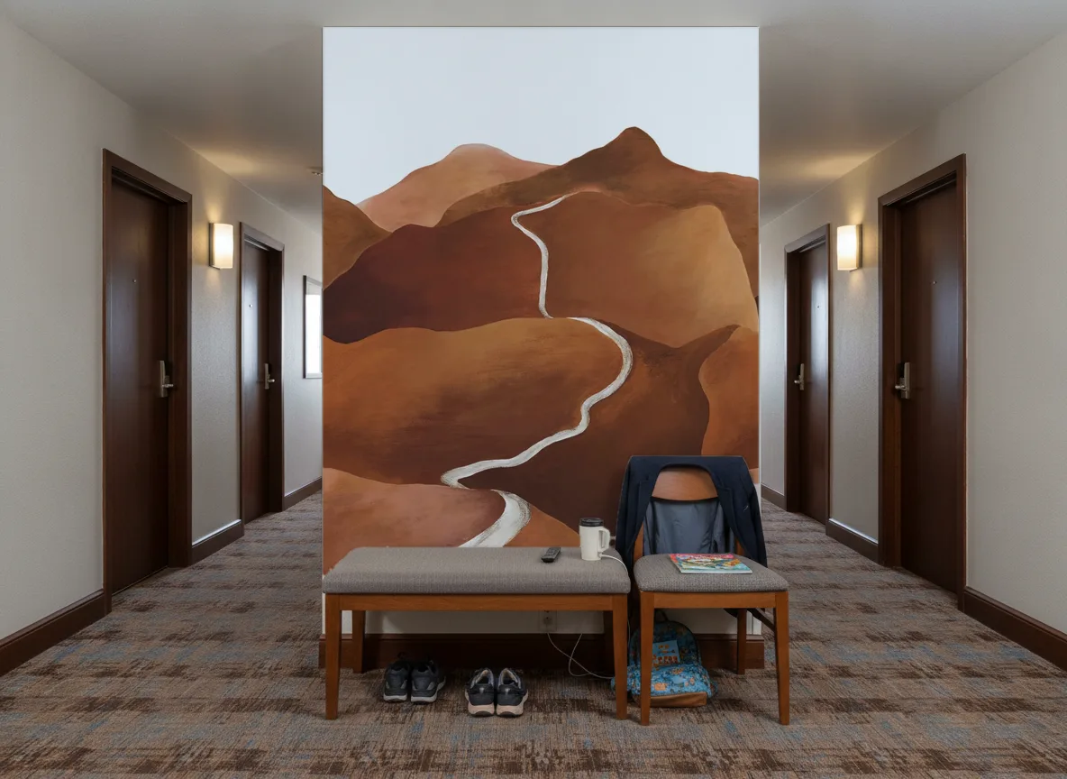 TOSCANA Panoramas — Korytarz hotelowy — ściana na końcu