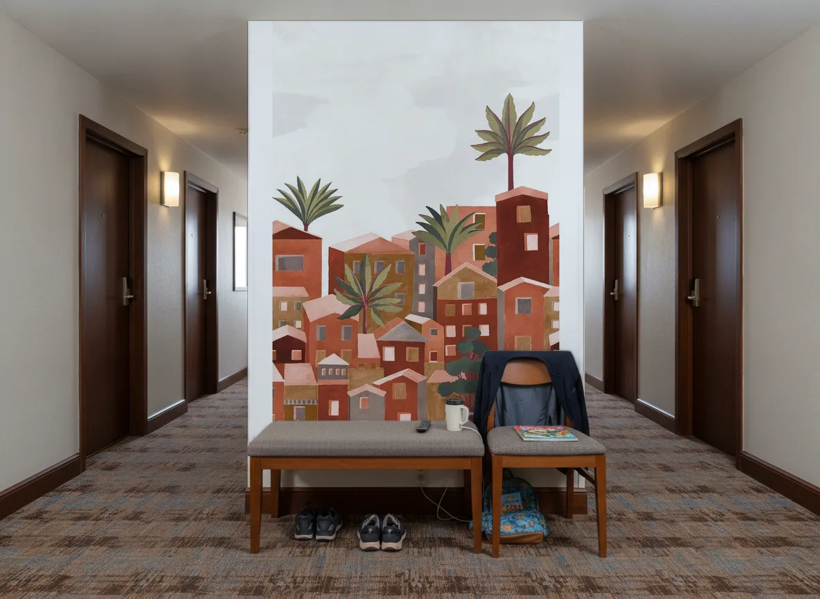 Vila Viela Int — Korytarz hotelowy — ściana na końcu