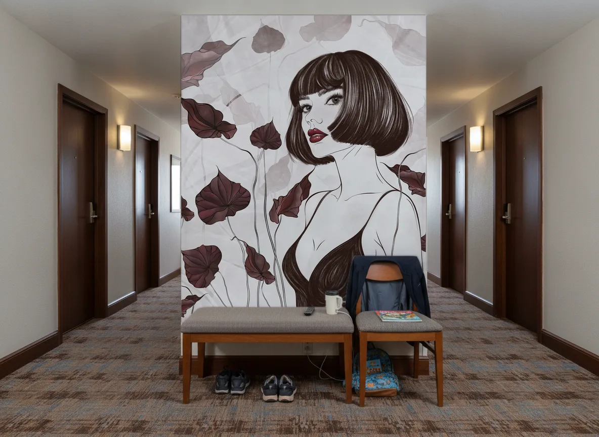 Rogue — Korytarz hotelowy — ściana na końcu