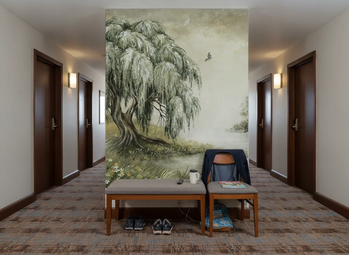 Limo — Korytarz hotelowy — ściana na końcu