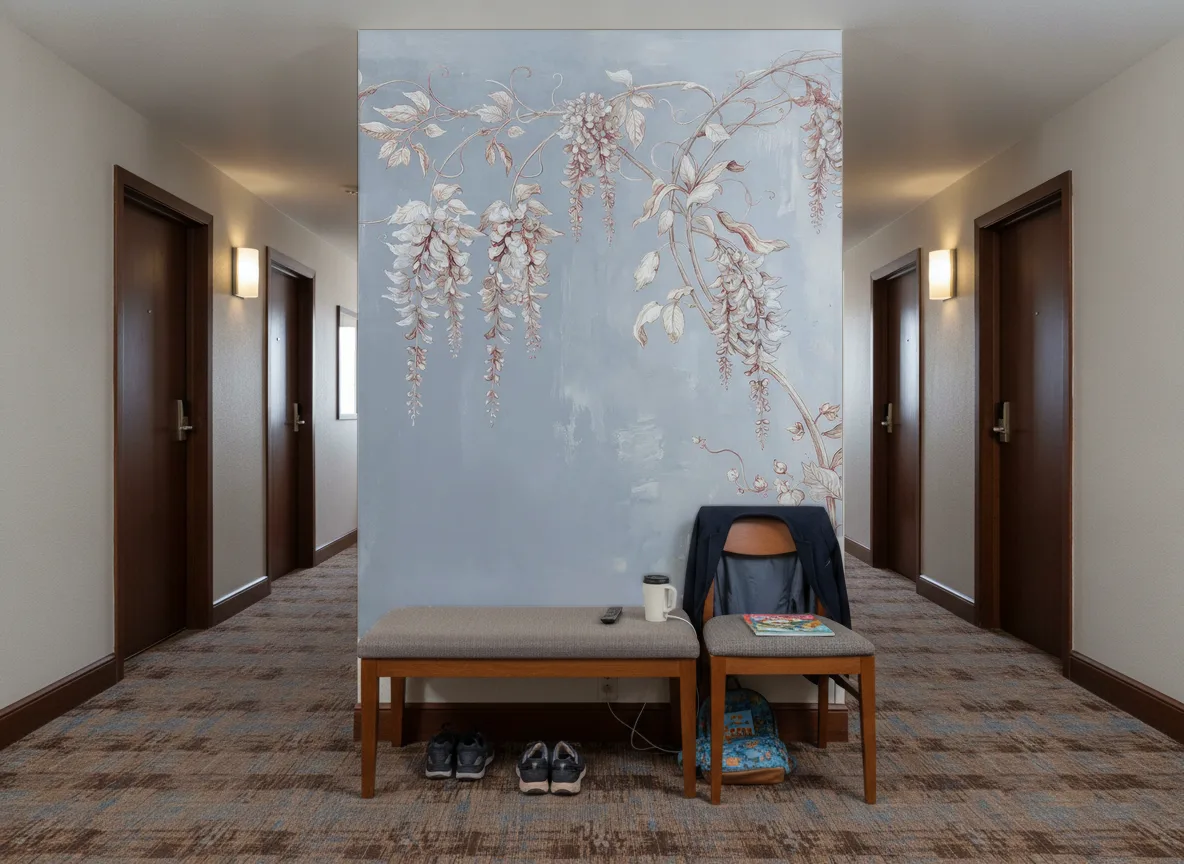 Pergola — Korytarz hotelowy — ściana na końcu