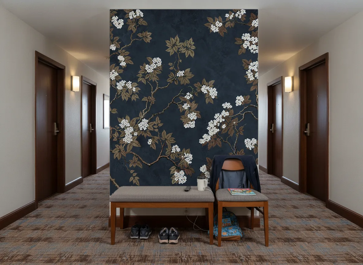 Tessaro — Korytarz hotelowy — ściana na końcu