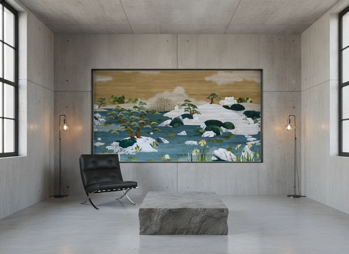 Adachi Exploration — Loft — pole w betonie w stalowej ramie