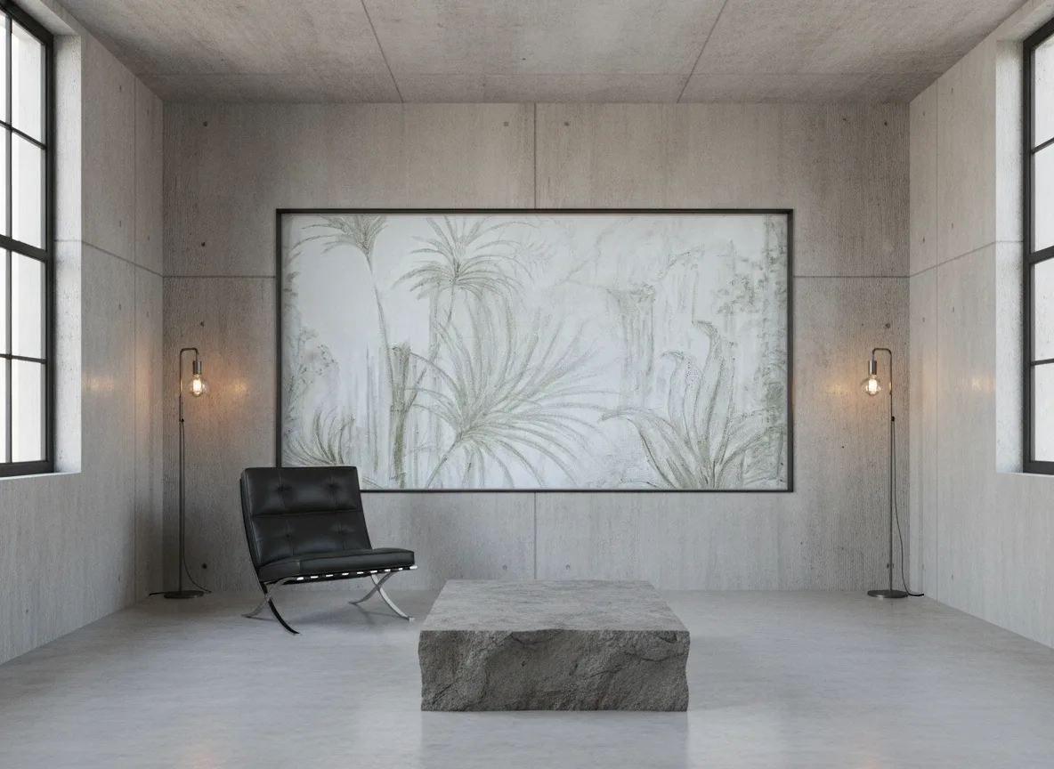Arille — Loft — pole w betonie w stalowej ramie