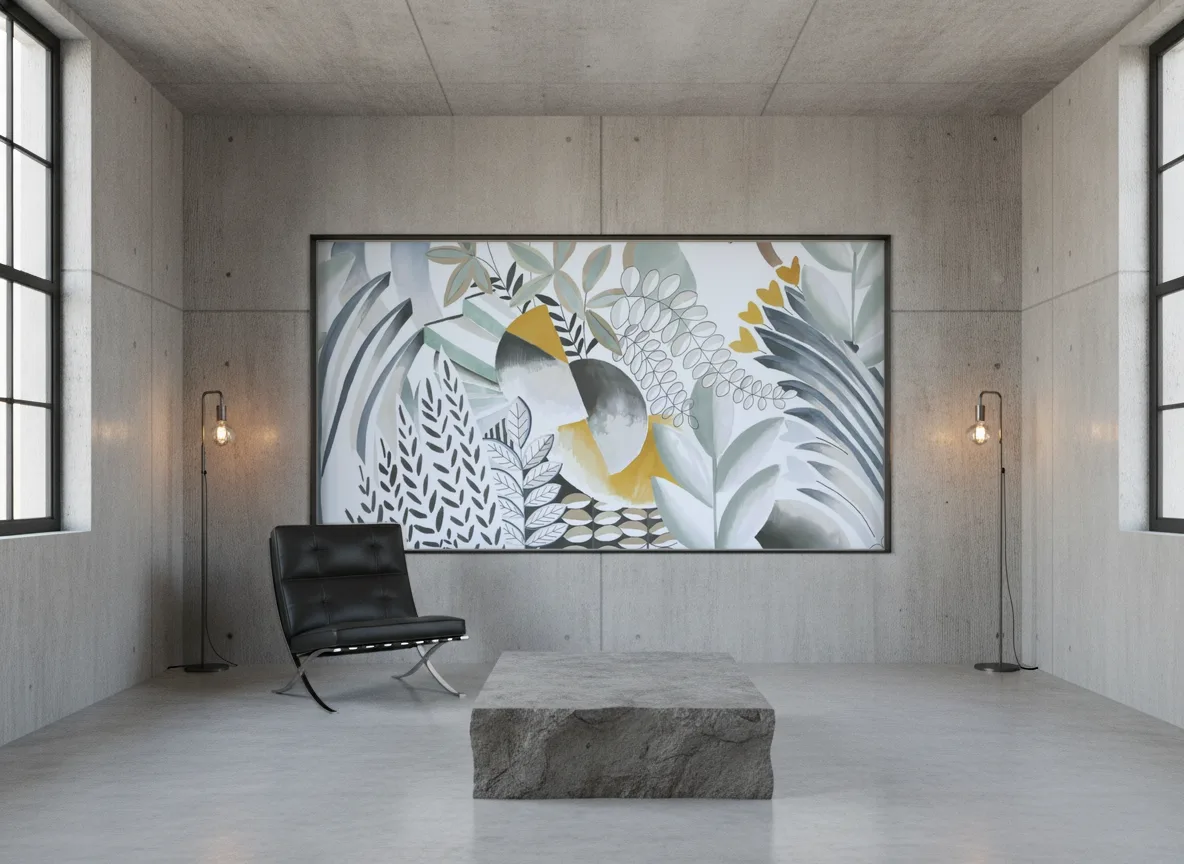 ARTEMIS Panoramas — Loft — pole w betonie w stalowej ramie