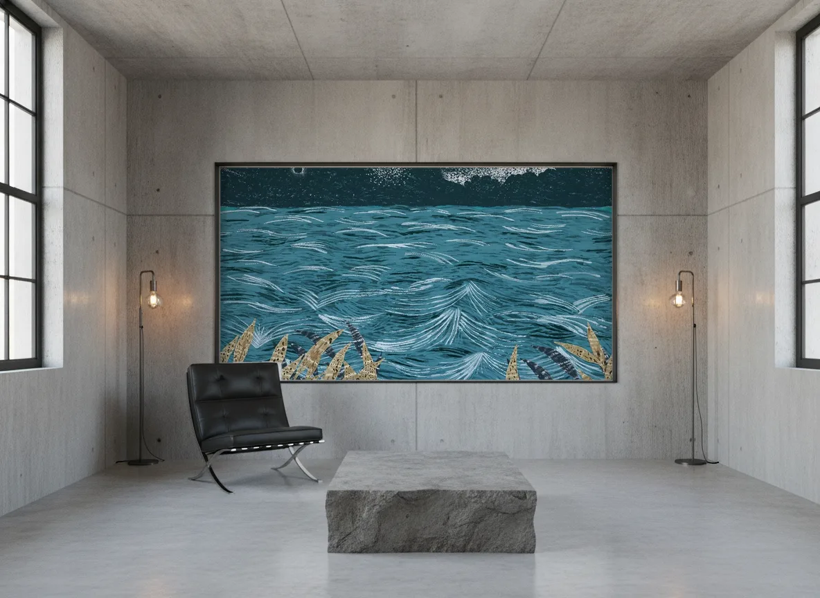 Callisto — Loft — pole w betonie w stalowej ramie