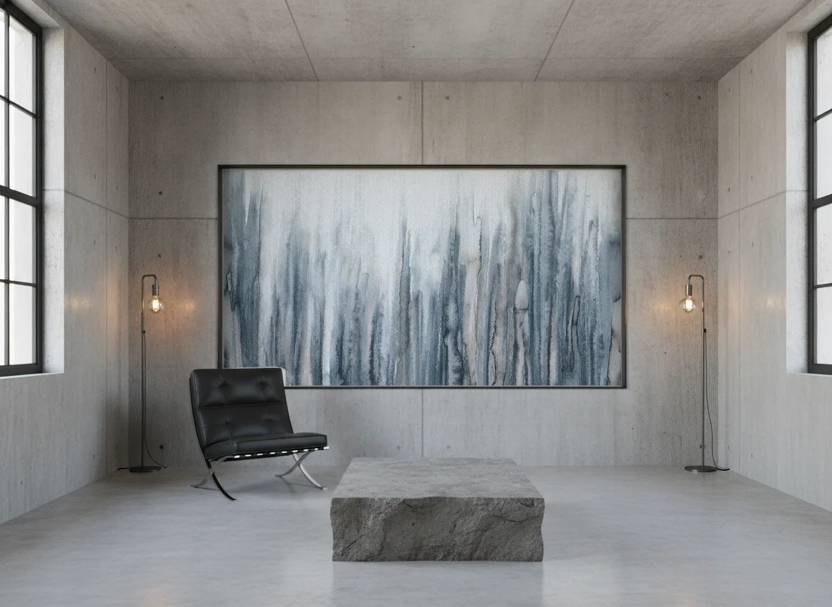 KEYSTONE Panoramas — Loft — pole w betonie w stalowej ramie