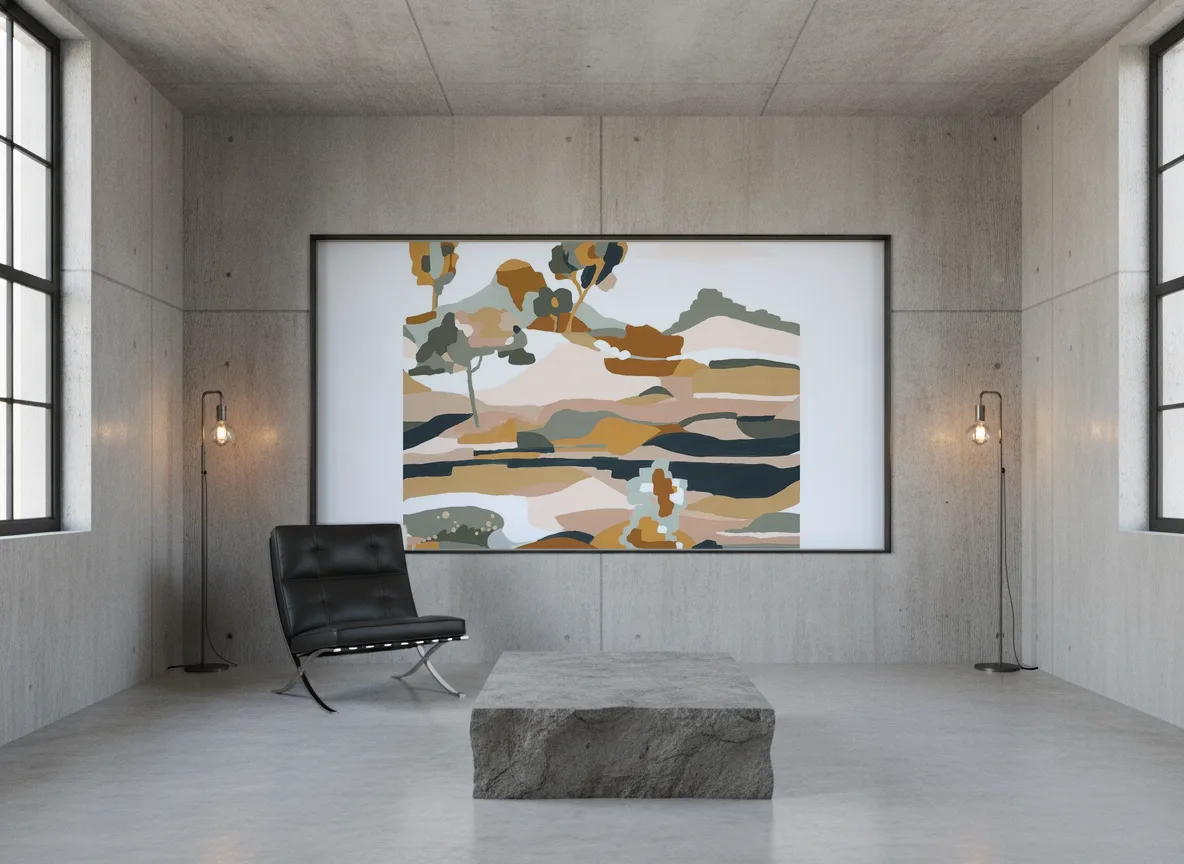 Le Bassin — Loft — pole w betonie w stalowej ramie