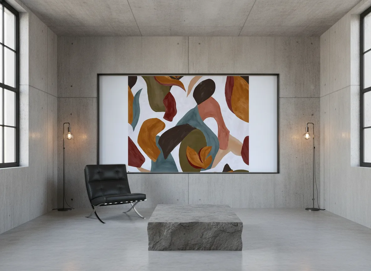 Mambo — Loft — pole w betonie w stalowej ramie