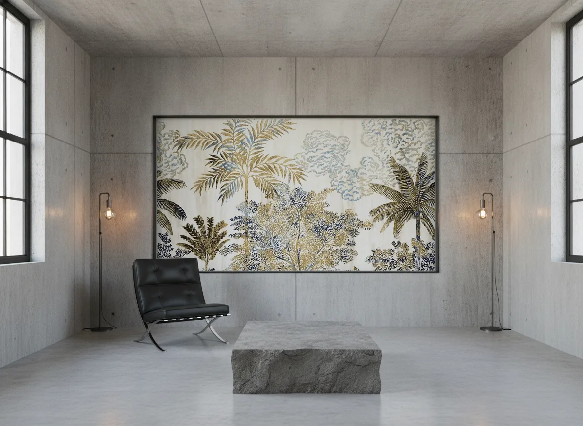 Mirage — Loft — pole w betonie w stalowej ramie