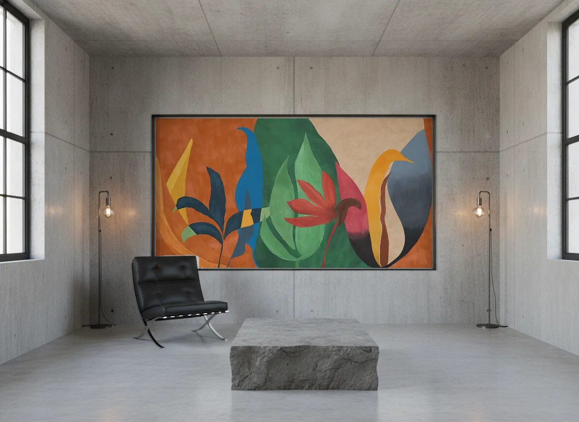 Nahua — Loft — pole w betonie w stalowej ramie