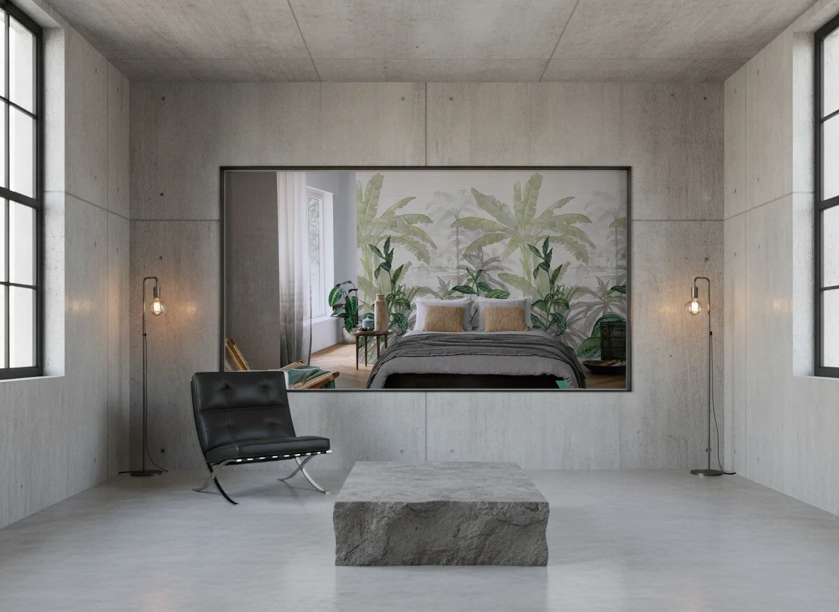 Olea — Loft — pole w betonie w stalowej ramie