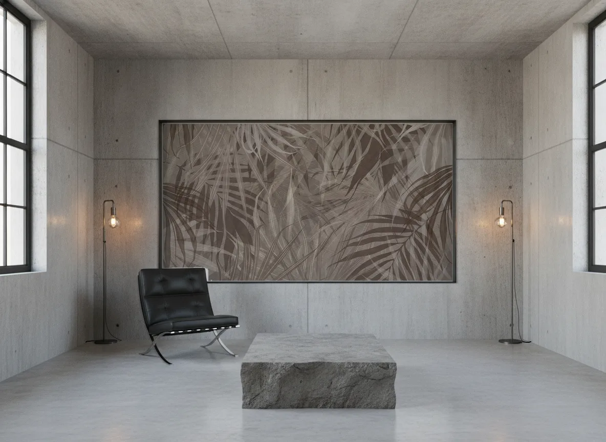 Kalma — Loft — pole w betonie w stalowej ramie