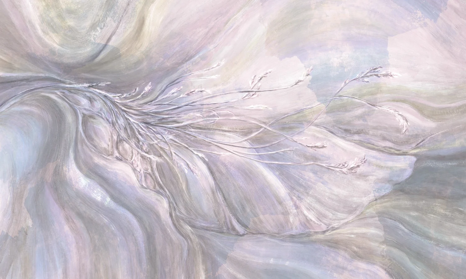 Blossom Veil — Loft — pole w betonie w stalowej ramie