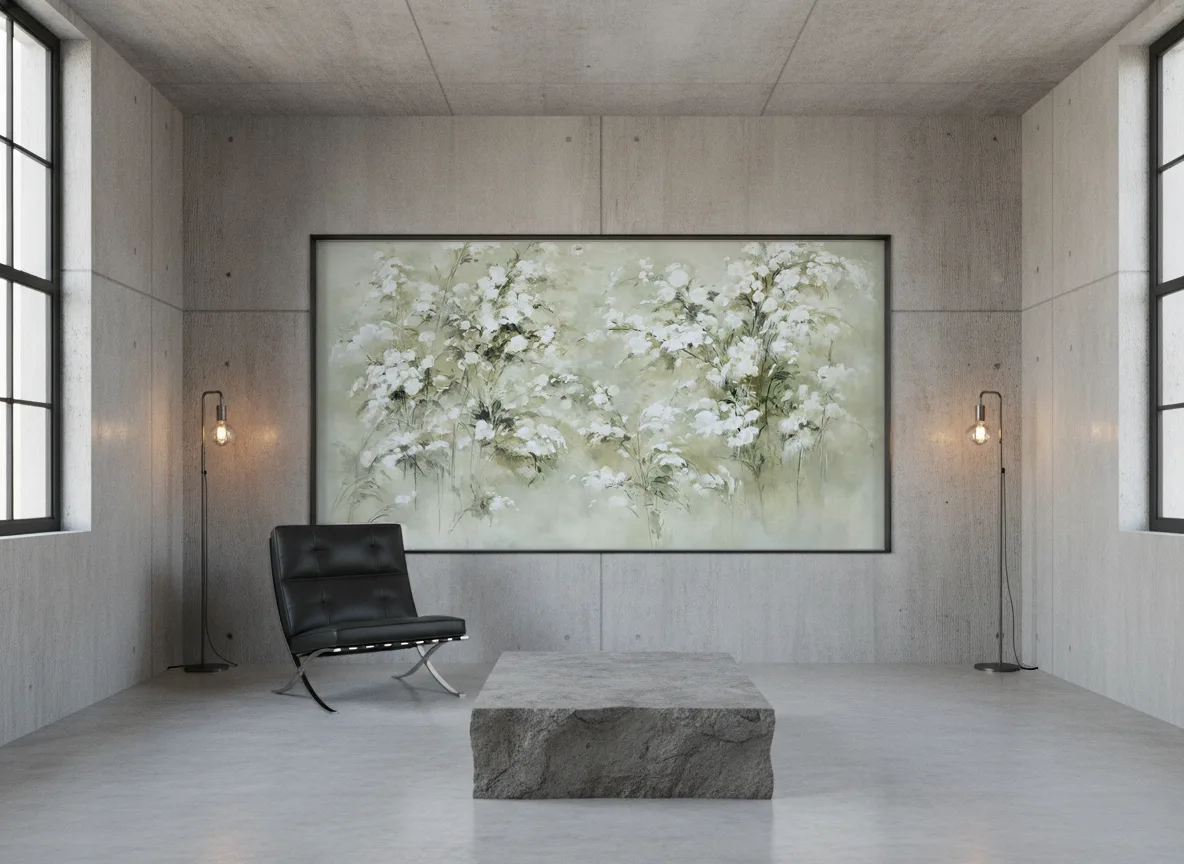 Ethera — Loft — pole w betonie w stalowej ramie