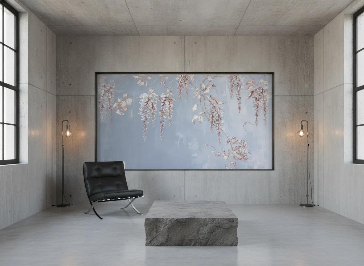 Pergola — Loft — pole w betonie w stalowej ramie